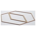 thumbnail image 4 of Hillrose Decorative Fretwork Wood Wall Panels, Large, 27"W x 23 3/8"H x 1/4"T, Hickory, 4 of 18