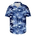 thumbnail image 5 of Gifts for Men! Horkkom Beach Shirts for Men Casual Short Sleeve Button Up Hawaiian Shirt Summer Holiday Printed Shirts, 5 of 5