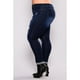 thumbnail image 3 of Pantalones Delgados Del Lápiz Del Estiramiento De Los Pantalones Delgados De Las Señoras De La Señora Más Tamaño Del Dril De L Soledad Pantalones de tallas grandes para mujeres, 3 of 10