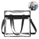 thumbnail image 1 of Bolso transparente Bolso de mano transparente aprobado por el estadio con cierre de cremallera Crossbody Sincero Hogar, 1 of 2