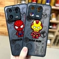 thumbnail image 2 of Funda mate para Xiaomi 13 12 12S 12T 11 11T 10 10T 10S 9 8 6X 5X PRO LITE 5G Funda Coque Shell Marvel Avengers Heroes Space, 2 of 5