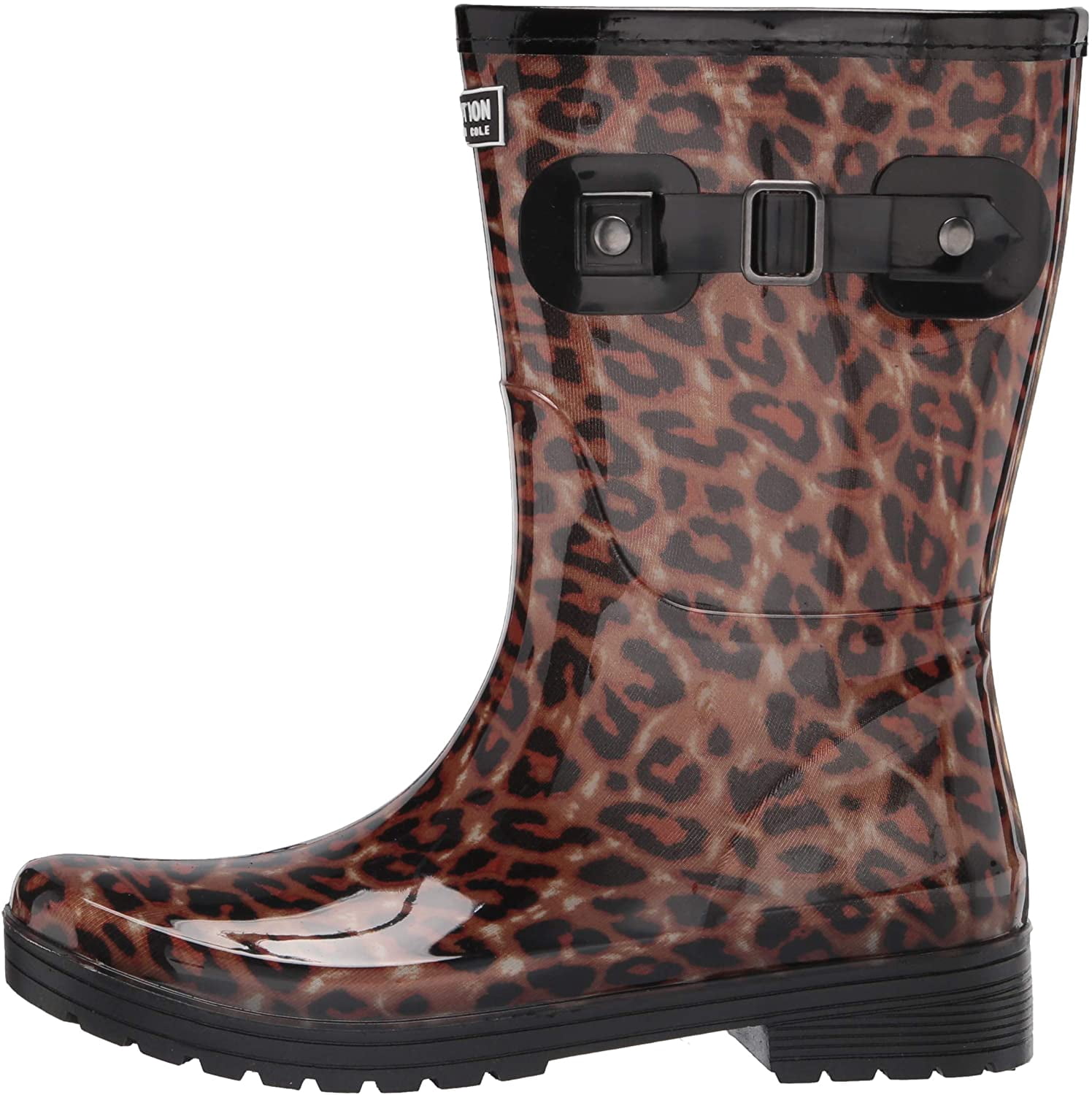 Kenneth Cole Reaction Women's Rain Buckle Boots - Brown Multi
