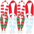 thumbnail image 4 of HOOWIFFY Mini Christmas Scarves for Dolls and Holiday Decorations, Soft Polyester Festive Accessories, 4 of 8