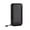 Solid Black, variant on Rupoun 10000mAh Outdoor Fast Charge Solar Mobile Power Bank Case DIY Kit with Compass, Black & Orange (5.43 inches / 13.8 cm)