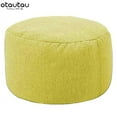 thumbnail image 1 of HLONK Housse de Repose-Pieds Pouf Pouf en Coton et Lin Fauteuil Poire Petit Tabouret Rond Repose-Pieds Siège d'Angle Tabouret Pouf JD001, 1 of 7