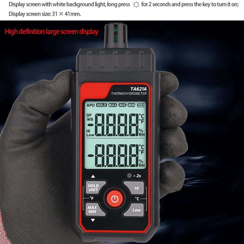 Miiottaa Quadruple Hygrometer Thermograph Perceivable Alarm Transportable Plan Various Environmental Monitoring