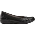 thumbnail image 2 of Women's Earth Alder 2 Derby Ballet Flat Black Leather 6.5 M, 2 of 5