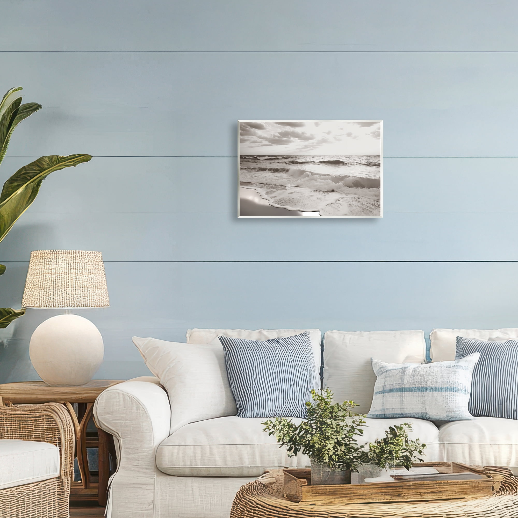 Beach View Reverie Wall Plaque Art, design by Decent Exposures