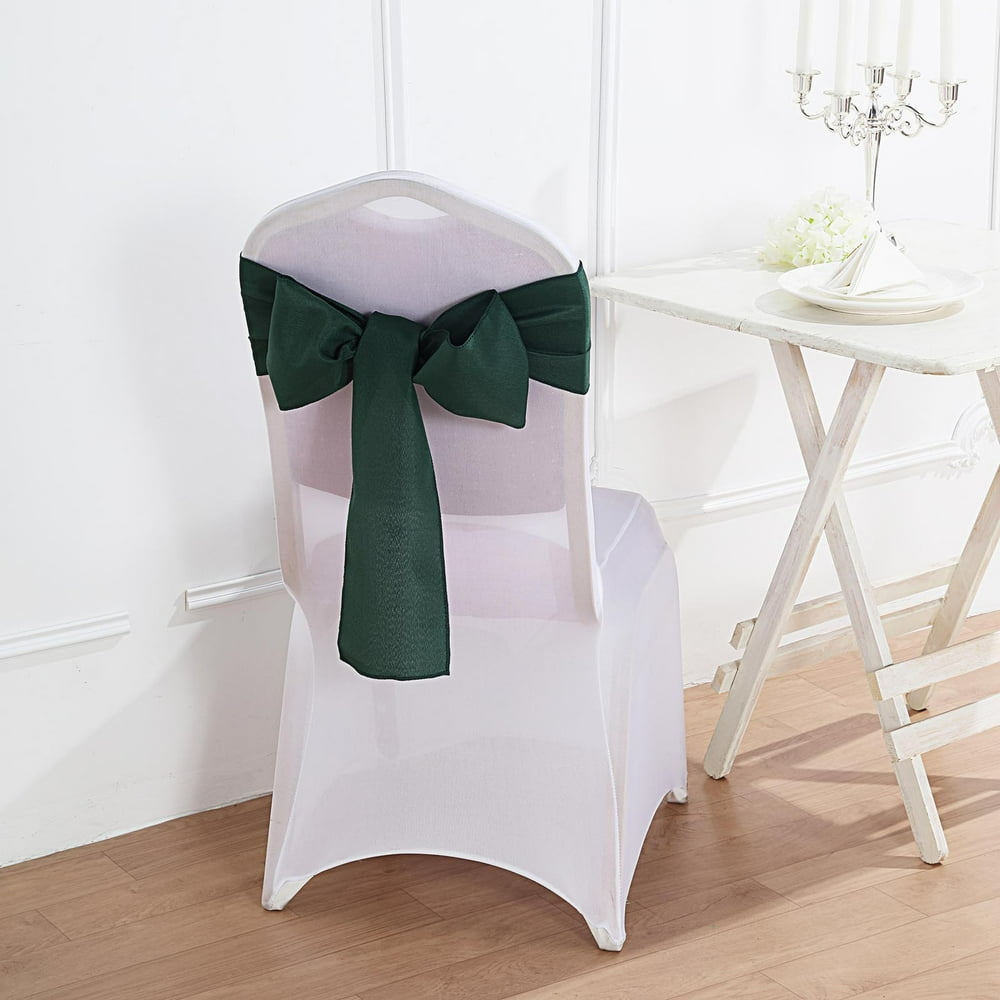 Efavormart 25 PCS Polyester Chair Sashes Tie for Wedding Events Banquet