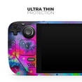 thumbnail image 4 of Design Skinz - Compatible with Steam Deck - Skin Decal Protective Scratch-Resistant Removable Vinyl Wrap Cover - Neon Splatter Universe, 4 of 5