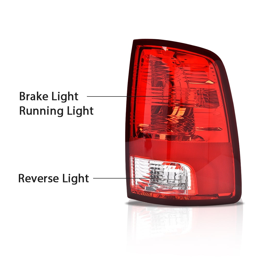 PIT66 Tail Light Lamps Replacement RH Passenger Fit For 09-18 Dodge Ram 1500 2500 3500