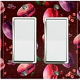 thumbnail image 1 of Metal Light Switch Plate Cover Macaron Fruit Cherry Strawberries French Desserts CAK021, 1 of 13