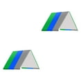thumbnail image 3 of Redempat Waterproof Swing Set Replacement Tarp Roof Tent Sunshade Enhanced Performance Green Blue Gray 132x226cm 2Set, 3 of 6