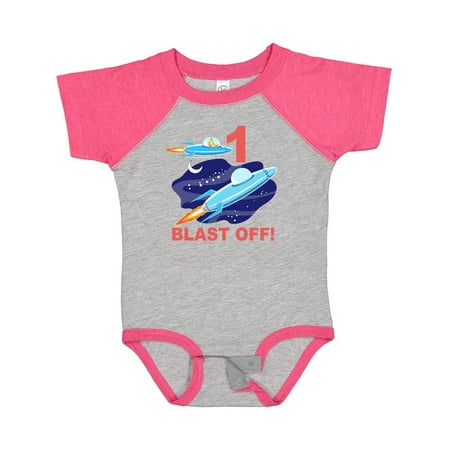 

Inktastic Outer Space 1st Birthday Gift Baby Boy or Baby Girl Bodysuit