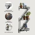 thumbnail image 3 of texxture FireEscape 25.5 Inch Floating Shelves, Wall Mount Storage, Black, 3 of 7