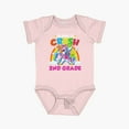 thumbnail image 2 of Luvly Dab Unicorn Ready Crush 2Nd Grade Children Rainbow Back To School Short Sleeve Baby One-Piece, New Born, Baby Shower Gift, New Parents Gift, 2 of 4