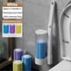 thumbnail image 4 of Toilet Brush with Disposable Head Set Toilet Cleaner With 6 Disinfecting Slice Convenient Throw Away Brush for Bathroom, 4 of 5