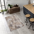 thumbnail image 3 of Rug Branch Elara 2' x 4' (2'3" x 4') Grey/Beige Abstract Indoor Doormat Rug, Contemporary, Medium Pile, Stain-Resistant Entry Carpet - Front Door, Mudroom, Hallway and Kitchen, 3 of 7
