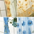 thumbnail image 2 of 2Pcs 39*79in Yellow/Blue Curtains for Living Room Butterfly Print Curtains Sheer Curtains, 2 of 5