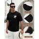 thumbnail image 4 of Camiseta estampada de cuello redondo de algodón de verano de manga corta para hombre, 4 of 7