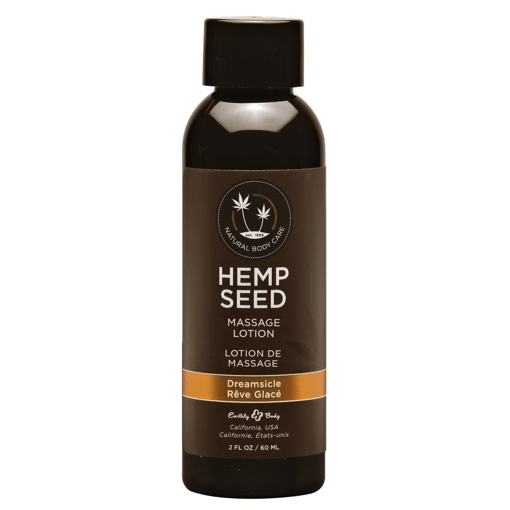 Hemp Seed Massage Lotion Dreamsicle 2 Fl. Oz. / 60 ml