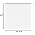 thumbnail image 2 of 70.9x82.7 Inch Garden Bugs Barrier Netting Plant Covers with Drawstring- Bird Barrier Netting Mesh Tree Covers for Plant Fruits Flower Vegetables Away from Insect Bird Eating(1 PCS), 2 of 7