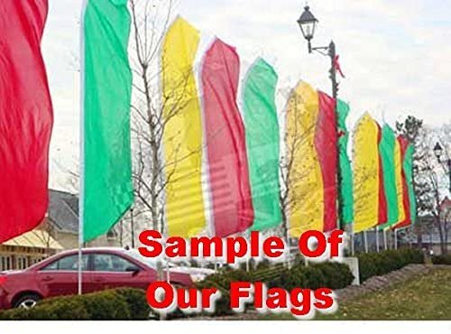 Swooper Flags Car Audio Rim SALE Auto Alarms Flag Red Yellow  Blue 