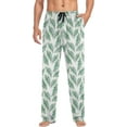 thumbnail image 4 of Tropical Palm Leaves Ghost Pajama Pants, Men's Lounge Pants Light with Drawstring and Pockets, Christmas New Year Birthday Father's Day Gifts, Medium, 4 of 7