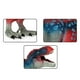 thumbnail image 4 of Figuras de acción de dinosaurio Tyrannosaurus Rex para cumpleaños rojo azul, 4 of 8