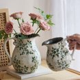 thumbnail image 6 of Retro ice cracked rustic flower vases, simple, for decorating living room, bedroom for flowers, bouquet, 6 of 6