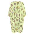thumbnail image 5 of Mushroom Bandanas Sleepshirts For Sleeping Travels Loose Sleepdress Pajama Dress Soft Nightdress Sleepwear, 5 of 7