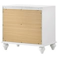 thumbnail image 6 of Pemberly Row Contemporary 2-Drawer Wood Nightstand in White Finish, 6 of 11