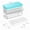 3 Tire, variant on Stackable ice cube tray set with lid and storage box – 64/96 compartments, BPA-free, easy-release ice cube trays, freezer safe, includes ice scoop, storage box and tools.