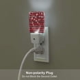 thumbnail image 5 of Pofeuu Red Buffalo Plaid Print Night Lights Plug into Wall with Dusk-to-Dawn Light Sensor, LED Nightlight for Bathroom, Adult, Hallway-US, 5 of 7