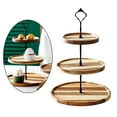 thumbnail image 4 of DOLITY 3 Stand Dessert Stand Plate Tray 3 Tier, 4 of 9