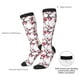 thumbnail image 4 of Fotbe Cherry Blossoms Calcetas Divertidas Estampadas para Hombre y Mujer, Calcetas de Algodón hasta la Rodilla para Caminar, Correr, Enfermería y Embarazo, 4 of 6