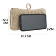 thumbnail image 4 of Bolso Mujer Bandoleras Cena De Gala Bolsa Xtellar dorado, 4 of 4