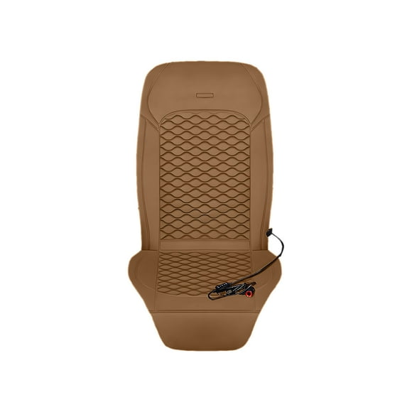Nouveau Coussin Chauffant pour Siège de Voiture Hiver Chauffage Électrique Siège de Voiture Chauffage Électrique Court Coussin Chauffant en Peluche 12V Adapté pour Voiture Maison et Bureau