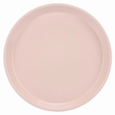Cambro 1300106 13" Round Light Peach Customizable Fiberglass Camtray - 12/Case