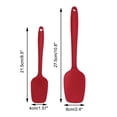 thumbnail image 2 of Unique Bargains Silicone Spatula Set of 4 Heat Resistant Non Stick Turner Red, 2 of 7