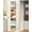White, variant on VyGrow 6-Tier 12.3" W Narrow Over the Door Pantry Organizer with Adjustable Basket, Pantry Door Organization for Pantry Kitchen Storage Room Spice Rack, White