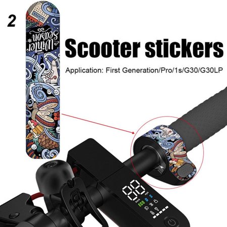 New 16 Styles 13.5*3cm MAX Throttle G30 Scooters Accessories M365 Refers Supplies Modification Sticker Scooter Stickers 2