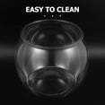 thumbnail image 3 of Tineasur Small Fish Bowl for Easy Maintenance Shatterproof PP Aquarium 1Set, 3 of 7