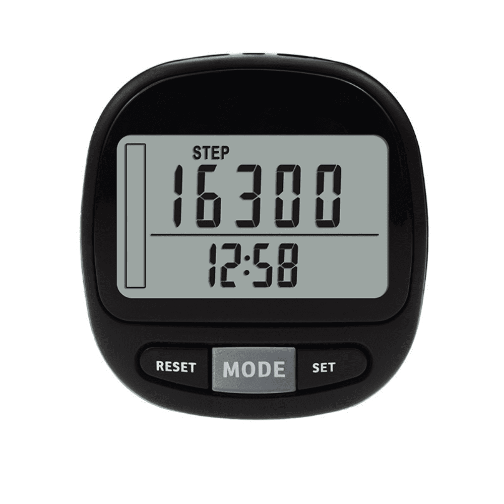 3D Pedometer for Walking, Simple Step Counter for Walking with Large