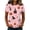 Pink, variant on Halloween Tops for Women Short Sleeve Crewneck Witch Print T Shirts Funny Halloween Costume Party Top