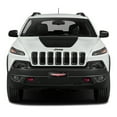 thumbnail image 4 of Jeep Trailhawk 3D Logo 12" x 4.25" European Look Black Half-Size Stainless Steel License Plate, 4 of 5