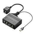 thumbnail image 4 of Kokiya RJ 45 Ethernet Splitter Cable 1 to 4 Ways 1000Mbps Splitter Ethernet Adapter for 1to4 1000Mbps Female, 4 of 9