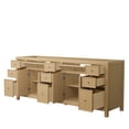 thumbnail image 4 of Wyndham Collection WCF929284DTGCXSXXMXX Pendry 84" Double Free Standing Vanity Cabinet, 4 of 4