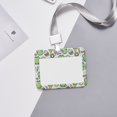 thumbnail image 6 of Zufioo Frog With Sweet Print Work Badge Protective Case, Waterproof Lanyard, Badge Transparent Clip, Suitable for Induction Card Badge Swipe Credit Card, 6 of 7