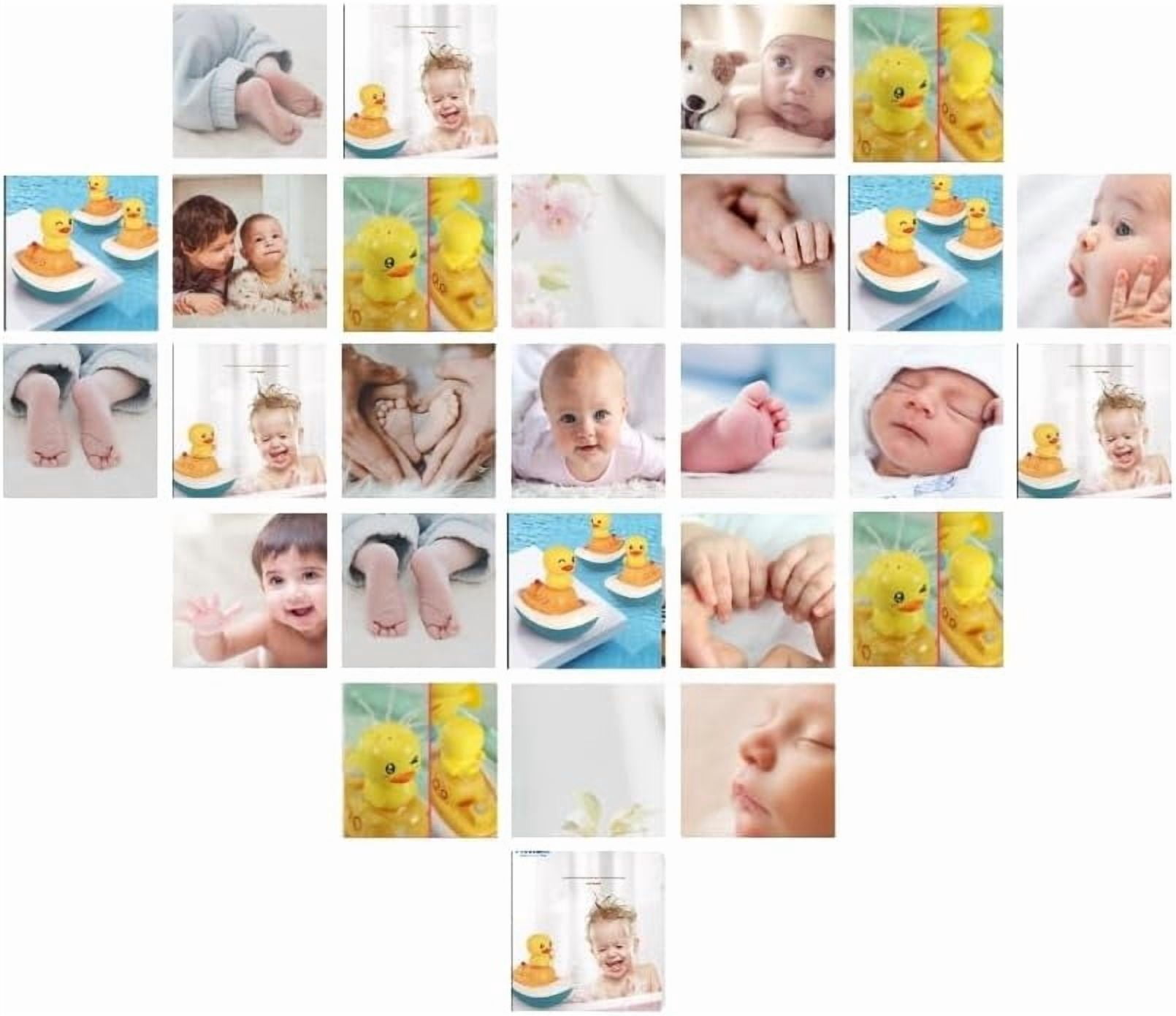 HYPERLIVING Duck Shower Set, Baby Bath Toy with Detachable Shower Head, Motorised Water Pump & 3 Floating Duck Toys, Safe Gentle Spray for Infants & Toddlers, Fun Hair Rinse Bath Play Companion